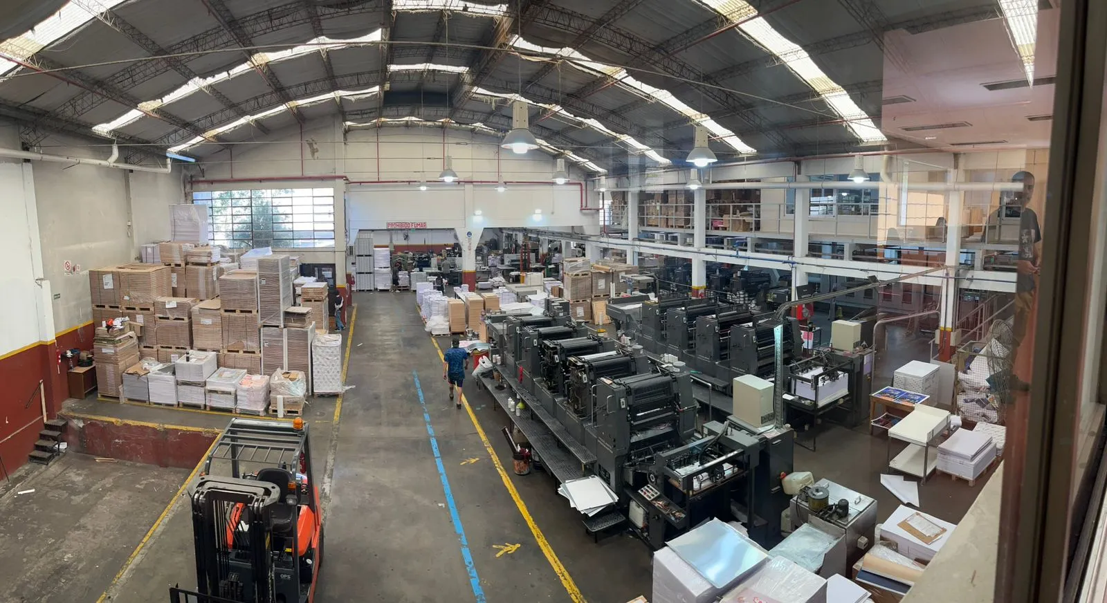 Planta de producción de Aktion Industria Gráfica en Buenos Aires